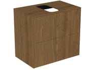 CONCA - T3946 by Ideal Standard - Mobile lavabo singolo sospeso con cassetti