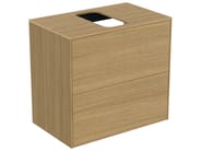 CONCA - T3946 by Ideal Standard - Mobile lavabo singolo sospeso con cassetti - 2