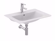 CONNECT AIR - E0289 by Ideal Standard - Lavabo da incasso soprapiano rettangolare in ceramica