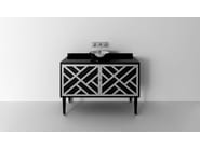 CORA 2A by Park Avenue - Mobile lavabo da terra singolo in legno con ante - 4