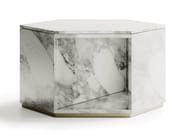 DEDALO by Capital Collection - Tavolino esagonale in marmo