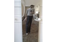 DISTORTING MIRROR 200x45 by VIDAME EDITIONS - Specchio rettangolare da parete per ingresso - 13