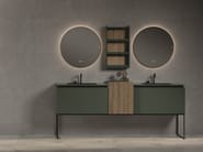 ROK by Fiora - Mobile lavabo da terra doppio
