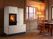 E228 K | Stufa multicombustibile by Piazzetta - Stufa multicombustibile in maiolica classe A+