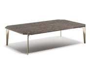 ECLECTIC R by Capital Collection - Tavolino basso rettangolare in acciaio e legno