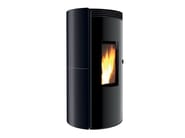 ETHICA EVO by CAMINETTI MONTEGRAPPA - Stufa a pellet in acciaio a parete per riscaldamento aria - 5