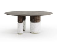 LOÏC by Capital Collection - Tavolo da pranzo rotondo in legno