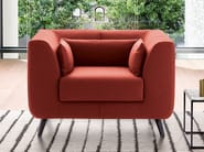 NEMO | Poltrona by Felis - Poltrona in tessuto con braccioli