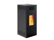 NOIR M by CAMINETTI MONTEGRAPPA - Stufa / termostufa in acciaio classe A+ - 2