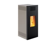 NOIR M by CAMINETTI MONTEGRAPPA - Stufa / termostufa in acciaio classe A+ - 3