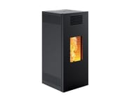 NOIR M by CAMINETTI MONTEGRAPPA - Stufa / termostufa in acciaio classe A+ - 5