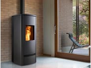 P390 M by Piazzetta - Stufa a pellet in acciaio classe A+