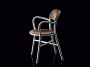 PIPE by Magis - Sedia in legno impiallacciato con braccioli