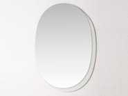 PLATEAU M by Ex.t - Specchio ovale da parete per bagno
