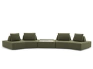 PLATFORM by Felis - Divano curvo in tessuto - 4