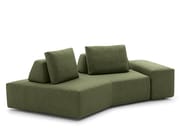 PLATFORM by Felis - Divano curvo in tessuto - 2