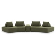 PLATFORM by Felis - Divano curvo in tessuto