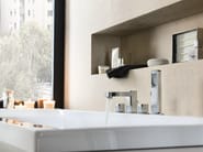 LOOP by Nobili - Set vasca a 4 fori con doccetta