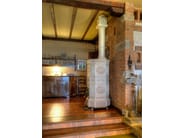 OTTAGONA by LA CASTELLAMONTE - Stufa a legna in ceramica - 10