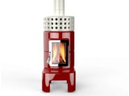 ROUNDSTACK LONG by LA CASTELLAMONTE - Stufa a legna in ceramica - 2