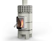 ROUNDSTACK SLIM by LA CASTELLAMONTE - Stufa a legna in ceramica - 4