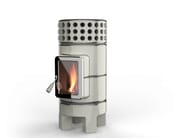ROUNDSTACK SLIM by LA CASTELLAMONTE - Stufa a legna in ceramica - 3