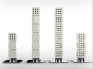 THERMOSTACK TOWER by LA CASTELLAMONTE - Termoarredo modulare in ceramica - 2