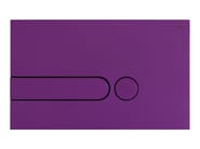 iPLATE VIOLA by OLI - Placca di comando per wc in ABS