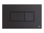 KARISMA NERO SOFT TOUCH by OLI - Placca di comando per wc in ABS