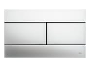 SLIM by OLI - Placca di comando per wc in ABS Cromo Satinato