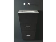 LIBECCIO 1 by LASA IDEA - Mobile lavabo da terra singolo