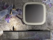 RI-TRATTI by ARTELINEA - Specchio bagno quadrato da parete