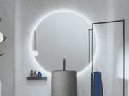 FOUNT by Mobilcrab - Specchio bagno rotondo da parete