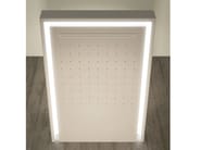 SHOWER WALL by MOMA Design - Soffione doccia a LED a soffitto in Solid Surface