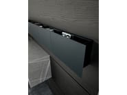 SKILL GRES by MODULNOVA - Mobile bagno in gres e rovere con specchio e illuminazione - 5
