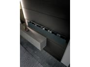 SKILL GRES by MODULNOVA - Mobile bagno in gres e rovere con specchio e illuminazione - 4