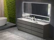 SWING 4.17 by BMT - Mobile lavabo doppio con specchio