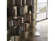 TIDE by Natuzzi Italia - Libreria modulare in acciaio - 2