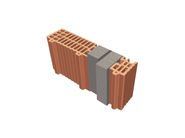 TRIS®  TAMPONAMENTO MEZZA 44X12X24 by T2D - Pezzo speciale mezzo blocco preassemblato