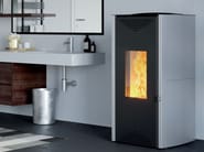 TUGA by CAMINETTI MONTEGRAPPA - Termostufa a pellet in acciaio