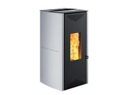 TUGA by CAMINETTI MONTEGRAPPA - Termostufa a pellet in acciaio - 2