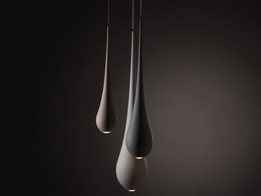 Lampada a sospensione fatta a mano in resina DROP CLUSTER 3 Bloomboom