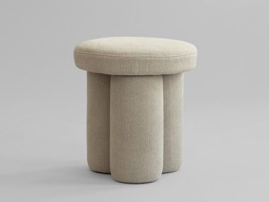 Low linen stool BIG FOOT 101 Copenhagen