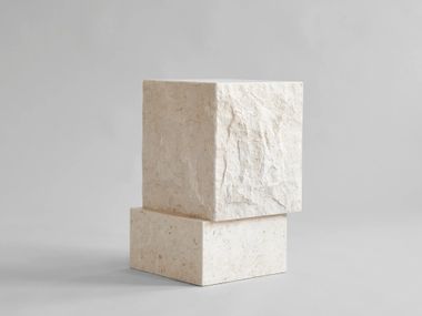 Calcareous stone high side table TEMPLE TABLE TALL 101 Copenhagen