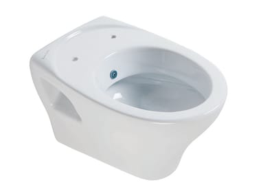 Wall-hung porcelain toilet with bidet 130 | Wall-hung toilet with bidet