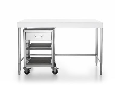 130C-BANCO-1 Kitchen unit By ALPES-INOX | design Nico Moretto