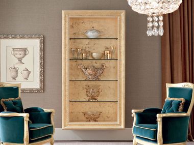 Open wall-mounted bookcase 13132 Modenese Luxury Interiors