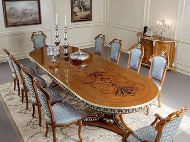 Oval table 13139 Modenese Luxury Interiors