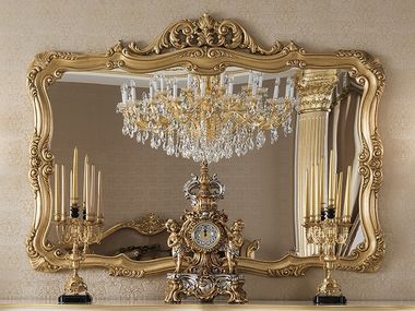 Rectangular wall-mounted mirror 15677 Modenese Luxury Interiors
