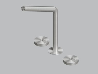 Rubinetto per lavabo da piano in acciaio inox Q. 18 32V QuadroDesign